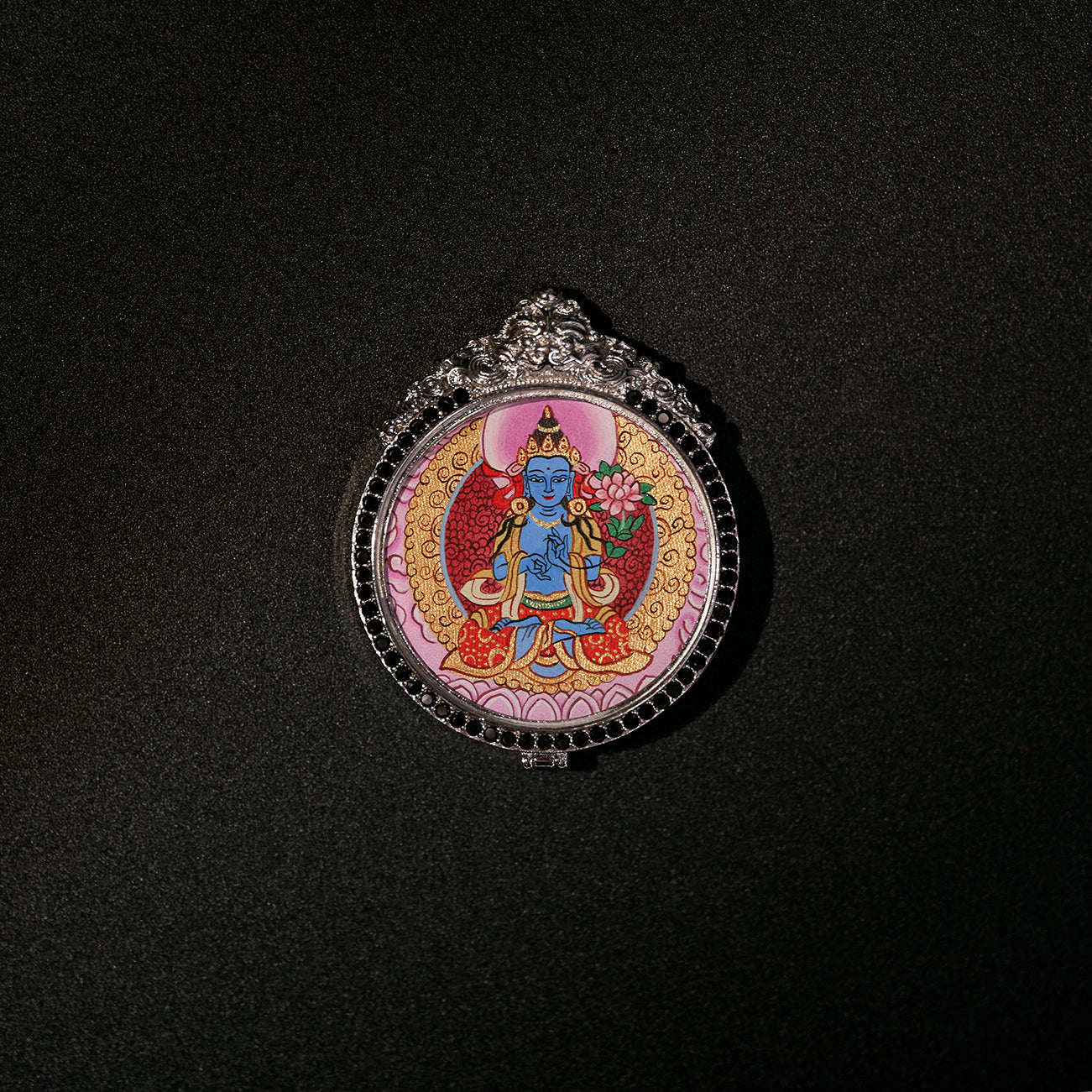 མཐུ་ཆེན་ཐོབ་པ། • 大势至菩萨(圆款) • Mahasthamaprapta (Round Edition)