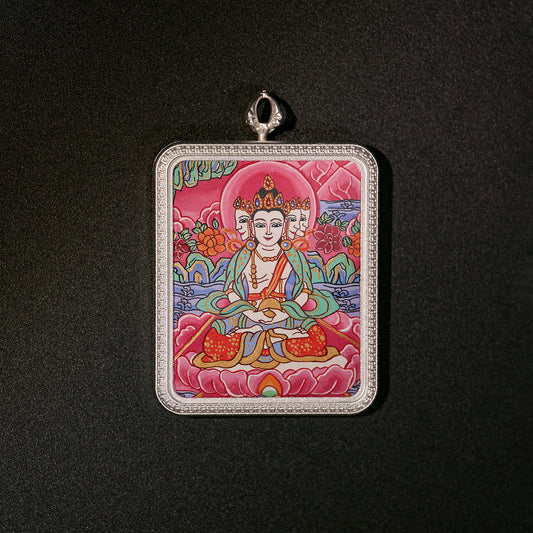 Vairocana & Yellow Dzambhala | Wisdom Illuminates · Merits Fulfilled