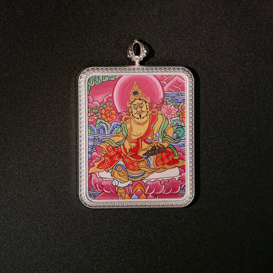 Vairocana & Yellow Dzambhala | Wisdom Illuminates · Merits Fulfilled
