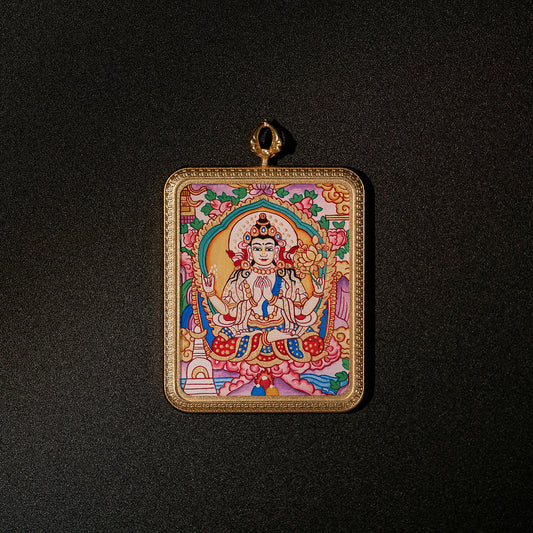 སྤྱན་རས་གཟིགས། • 四臂观音 • Avalokiteshvara (Gold Edition)