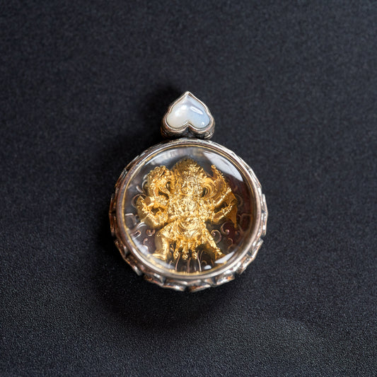 Mahakala Six-Syllable Mantra Pendant