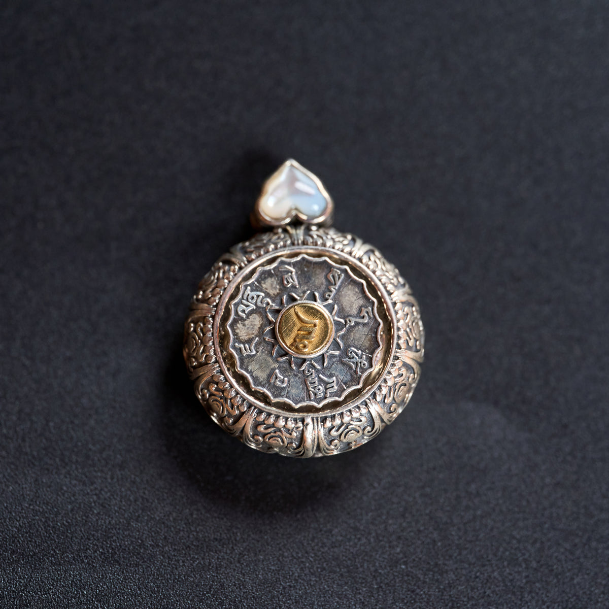 Mahakala Six-Syllable Mantra Pendant