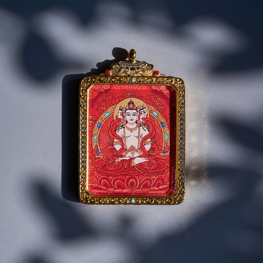 Green Tara & Vairocana Red Thangka | May All Wishes Be Fulfilled · Buddha's Light Shines Universally