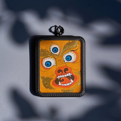 黃財神與阿彌陀佛紅唐｜資糧豐沛．往生淨土