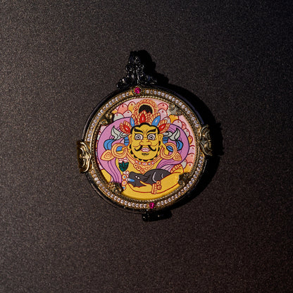 Four-Armed Avalokiteshvara & Yellow Dzambhala | Perfect Compassion & Abundant Wealth