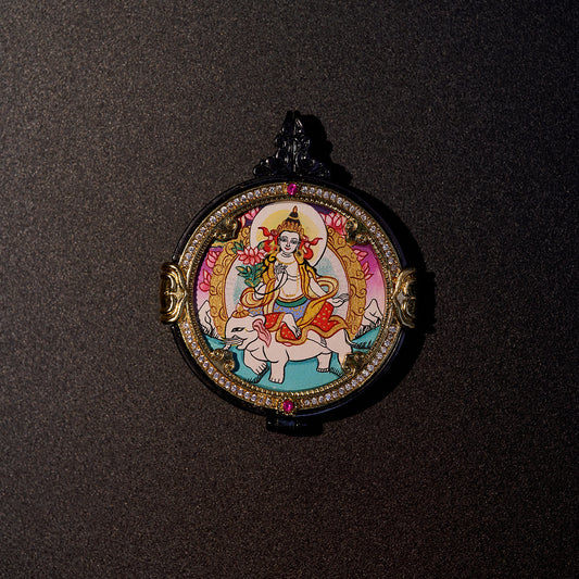 ཀུན་ཏུ་བཟང་པོ། ཛམ་བྷ་ལ། • 普贤菩萨 & 黄财神 • Samantabhadra & Yellow Jambhala