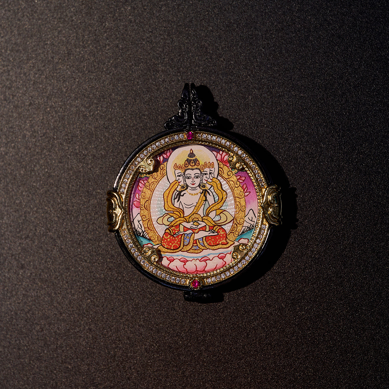 Vairocana & Yellow Dzambhala | Dharmadhatu-nature & Fulfillment of Wealth