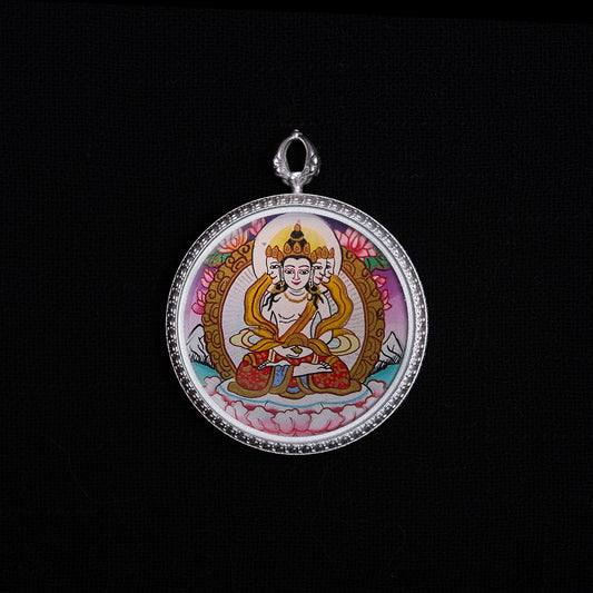 Mahavairocana Buddha + Green Tara · All Virtues Fulfillment Energy Field