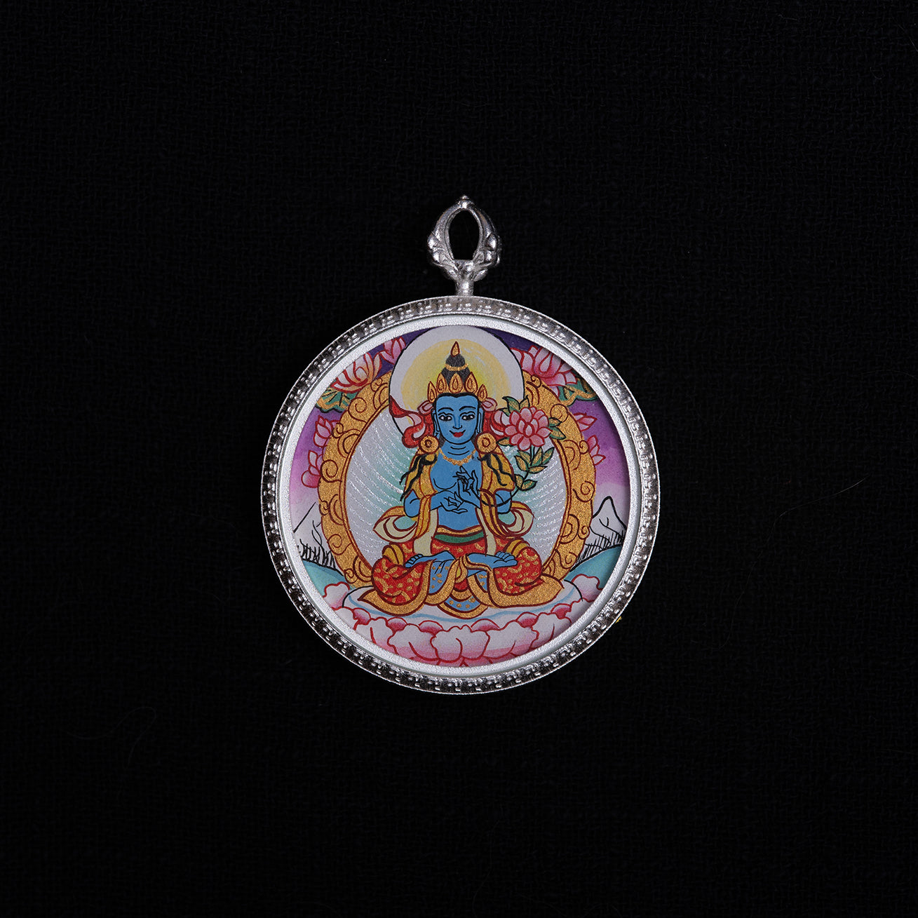 Great Bodhisattva Mahasthamaprapta + Green Tara · Wisdom Light Fulfilling Wishes Energy Field
