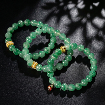 【Emerald Shadows of the Heart】Versatile Floral Bracelet