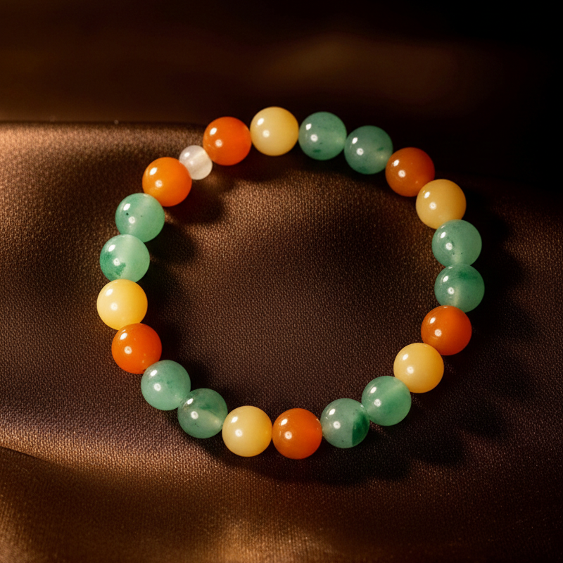 【Exquisite·Warm Sunshine on Grass】Multi-Gemstone Joyful Bracelet