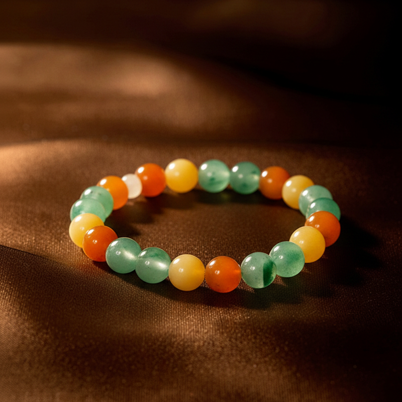 【Exquisite·Warm Sunshine on Grass】Multi-Gemstone Joyful Bracelet