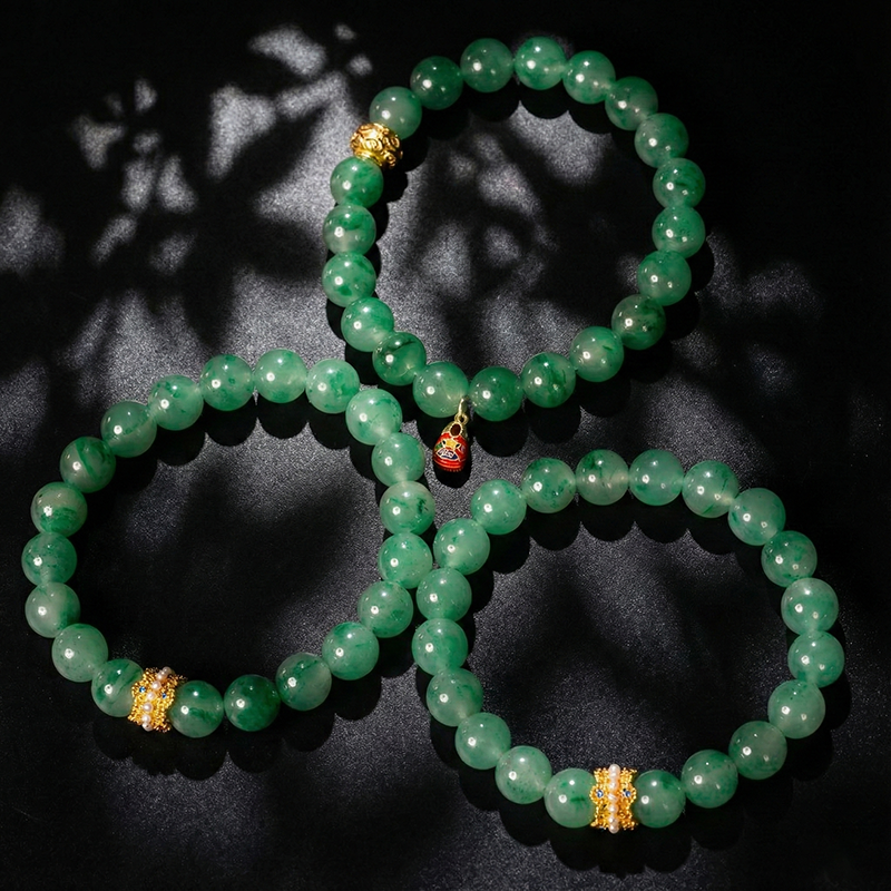 【Emerald Shadows of the Heart】Versatile Floral Bracelet